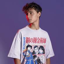 Estilo Fire Streetwear j1apan Style UniS1ex 100% Algodón.4220g Cla-ssic Cotton T-Shirt - UniS-ex - The Shirt You A-lways NeededSuitable for all people, whether woM-en or M-enhigh-quality durable fabric suitable for all seans,ft to the touch but built to lastBreathabletops woM.en fall outfiT.S for woM.en vaC.Ation outfiT.S woM.en Easter, St. Patrick's Day costume - Blanco - Ver 1