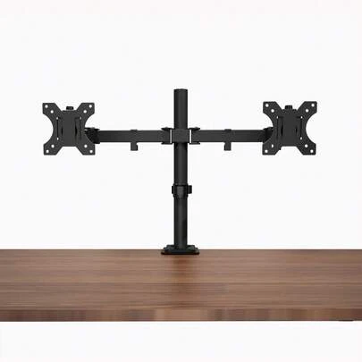 Dual Monitor Desk Mount, Fully Adjustable Dual Monitor Arm For 2 Computer Screens Up To 32 Inch, Heavy Duty Dual Monitor Stand For Desk, Holds Up To 22 Lbs Per Arm