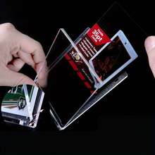 5pcs Magnetic Acrylic Card Bricks - Suitable For Collecting Game Cards, Baseball Cards And Trading Cards. Game Card Bricks, Strong Magnetic Display For Sports Card Collection, Card Storage Acrylic Hard Case. - Multicolor - View 8