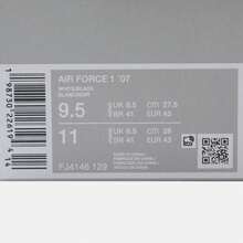 Nike Giày thể thao nam AIR FORCE 1 '07, kiểu dáng cổ thấp FJ4146-129 - Đen và trắng - Xem 6