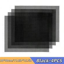Tapetes antiaderentes reutilizáveis de PTFE para grelhar/assar (1/2/3/4 unidades) - Para churrasqueira, forno a gás, churrasqueira a carvão, acessórios para grelhar, adequados para grelhar ao ar livre, asas de frango, camarão, peixe, linguiça, camping, utensílios essenciais para cozinhar em casa e no dormitório. - Multicolorido - Ver 21