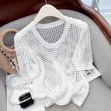 Plus Size Sweaters - Black - View 2