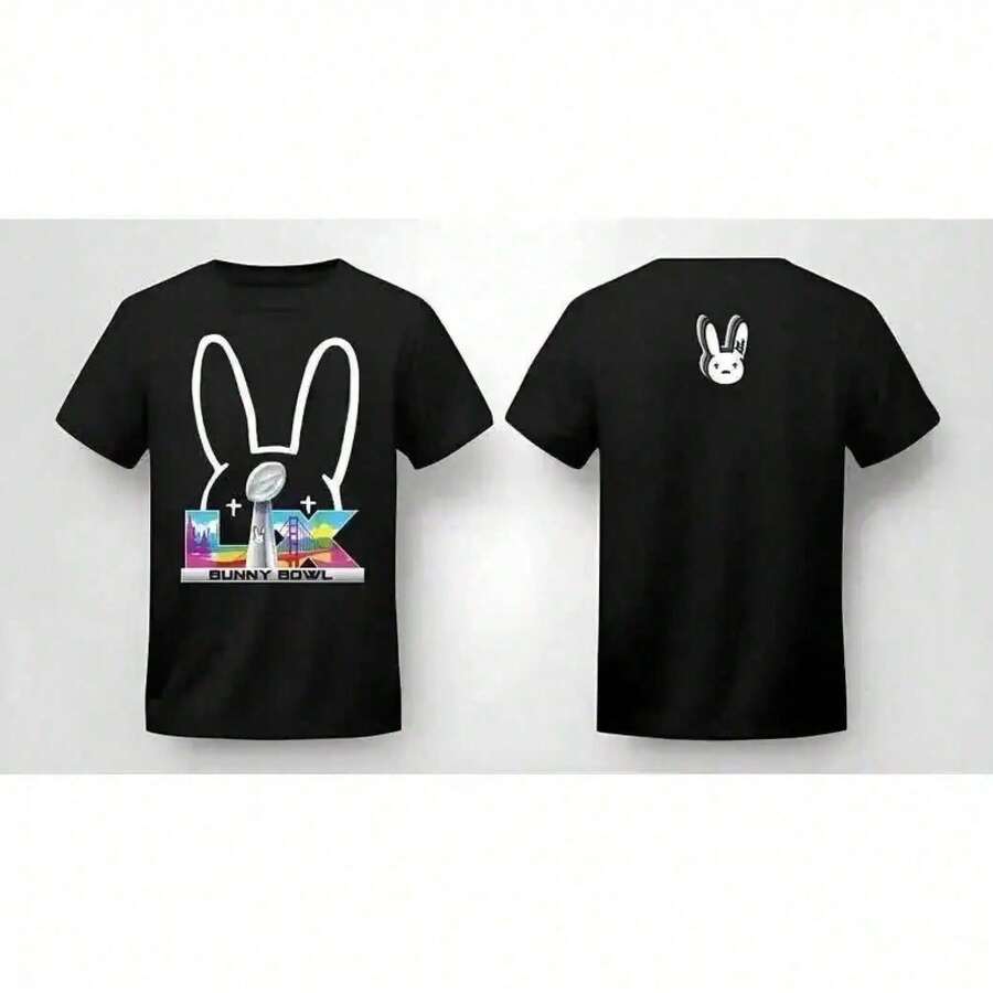Camiseta Gráfica Unisex Benito Bowl Halftime Show, Nueva Camiseta para Adultos 2025-2026 para Fanáticos RVTR - Blanco - Ver 1