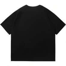 Camiseta estampada para hombre, camiseta vintage con estampado Y2K, top de algodón de cuello redondo unisex para verano, camisa casual para hombre y mujer. FTGT - Blanco - Ver 9