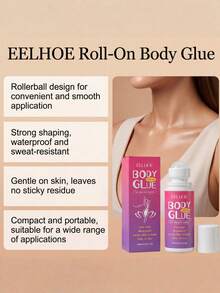 Body Roller Glue, Gentle Moisturizing Smooth Application Comfortable Skin Refreshing Non-Sticky - A - View 4