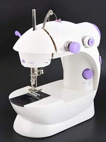 Máquina De Coser Portatil Mini. Maquinita Electrica De Costura Altamente Multifuncional Para El Hogar. - Blanco - Ver 6