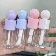 3ml 空唇彩管，刺設計壓紋彩妝唇油唇彩容器，可補充式唇彩包裝瓶附刷頭，可選玫瑰金/銀/金 - 彩色 - 查看 7