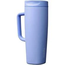 SmoothSip Slider Stainless Steel Insulated Travel Mug With Handle, Leak Proof, Hot And Cold Drinks, Travel Friendly With Sliding Lock Lid, 24 Oz, Leak Proof, Out Of Blue - Mặc định - Xem 1