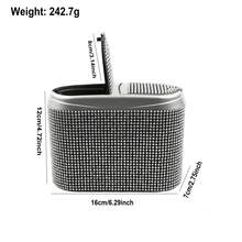Thùng rác xe hơi lấp lánh, thùng rác treo có nắp đính đá lấp lánh, phụ kiện nội thất xe hơi - nhiều màu - Xem 8