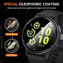 适用于 Vivoactive 5/Vivoactive 6 的 3 片装 3D 曲面全覆盖软屏保护膜，超清晰、轻薄贴合、触控灵敏 - 適用於 Garmin Vivoactive 5 - 查看 5