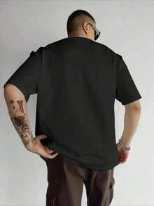 EL ARTE DE DIOS EN EXHIBICIÓN, Camisetas Gráficas Personalizadas para Hombre - Camisetas para Hombre. Camisetas de manga corta casuales y elegantes de verano hechas de 100% algodón. La prenda superior más popular para hombres. KGT7 - Negro - Ver 3