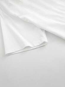 Damen 100% Baumwolle Freizeit-T-Shirt mit Herz-Bühnenmotiv, Lässig - Weiss - Übersicht 5