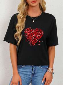 Women T-Shirts - Black - View 1