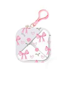 1pc 30ML Summer Cute Cherry Bow Square Spray Bottle, Large Capacity Spray Bottle And Easy To Carry While Traveling For Women, Hand Sanitizer And Perfume Sub-Packaging Bottle Suitable For Storage Outside, Ins Style Cartoon Print Spray Bottle Birthday Gifts For Family And Friends - View 4