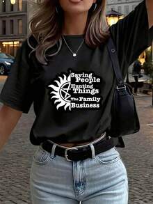 Women T-Shirts - Black - View 6