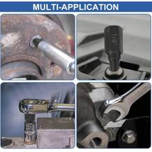 25-Piece Screw Extractor Set, Alloy Structural Steel Hex Shank, Imperial Bolt Extractor Set, Screw Extraction Kit - A - View 4