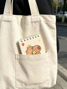 10pcs Capybara Spiral Notebooks, Capybara Office Supplies, Soft Leather, Cartoon Pattern Design, Animal Theme Style, Suitable For Cartoon Theme Diaries, Suitable For Students And Office Use, Work, School, Writing, School Supplies, Back To School Season - Multicolor - View 8