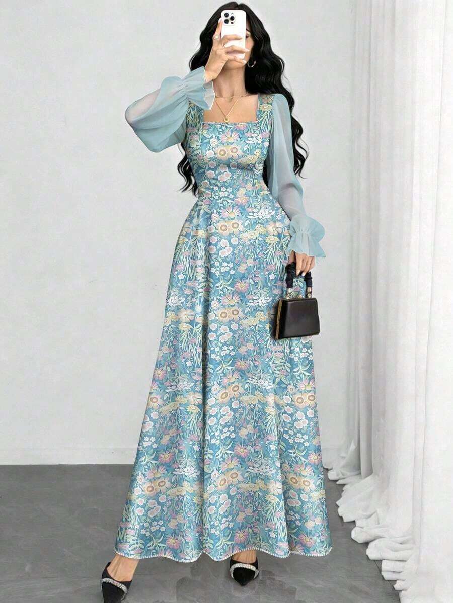 Women Midi Dresses - Multicolor 7 - View 1