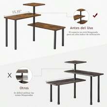 Organizador de Encimera, Tres Niveles, Soporte Especias para Despensa, Estante para Especias de Ángulo Ajustable, Organizador Armario, Duradera y Fuerte, Organizar y Almacenar - como en la foto - Ver 5