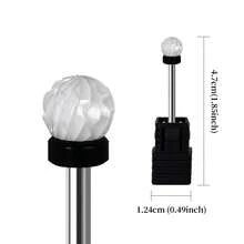 1 Mũi khoan móng tay bằng gốm, chuôi 3/32" dùng để tháo móng gel - Nhiều màu - Xem 12