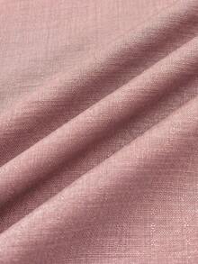 Camiseta de tirantes de algodón de unicolor y versátil para mujer, adecuada para primavera y verano - Rosa Pálido - Ver 7
