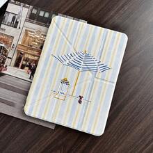 1 件装夏季沙滩伞饮料图案平板电脑保护套，带笔槽，兼容 iPad 10.9/10.2/ Air 第五代/Pro 11/第十代/9.7/Air 2/（第七代）/（第八代）/ Air 4/5/ Pro 11/ 第十代 10.9 英寸 2022 款智能保护套/ Air 13 (M3 2025)/ Air 11 (M3 2025)/ Air 11 (M3 2025)/ 11 (A16 2025)/ 兼容 Galaxy Tab S10+/S9/A9、小米 5/5PR/6/6PRO/7/7PRO、OPPO Pad、华为 MatePad 和荣耀 Pad。 - 彩色 - 查看 6
