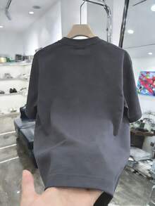 Nueva camiseta de manga corta para mujer de 180g,% algodón - Camiseta casual versátil con estampado de verano para hombre - Camiseta con estampado de verano para parejas - Unisex - Regalo para vacaciones - Negro - Ver 10