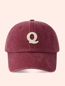 1 buah Topi Baseball Anak Warna Burgundy dengan Huruf, Topi Pelindung Matahari untuk Anak Laki-laki dan Perempuan, Cocok untuk Aktivitas Luar Ruangan dan Penggunaan Sehari-hari - Larut dalam air - tutup pencuci air berwarna merah anggur - View 20