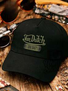 Dutch,1 Cap - Unisex Lettering &Print Hip-Hop Street-Style Baseball Cap Trucker Hat, Dad Hat, Hip-Hop Cap - Ideal For Outdoors, Travel, Hiking, And The Beach Trucker Cap Vintage Dad Hat Street Hats Outdoor Hat Versatile Style Golf Cap Cycling Cap Vacation Hat Street Style Cap Gardening Sun Hat Adult Hats Adjustable Hats - màu đen - Xem 8