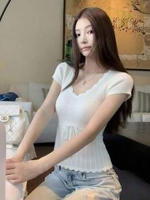 Women Tops - White - View 4