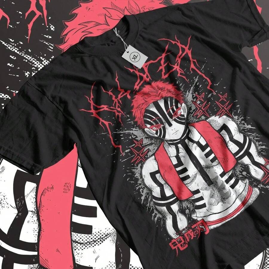 2026 Summer Anime A1kaza Loose Shortsved Camiseta infantil de algodón puro T1ide UniS1ex Casual Y2k Cómoda camiseta casual unisex de algodón grueso de 220 g, textura suave y tacto agradable, cómoda y respetuosa con la piel. El estilo clásico y sencillo nunca pasa de moda, adecuado para el transporte diario, el deporte, los viajes, las vacaciones y cualquier ocasión informal. - Negro - Ver 1