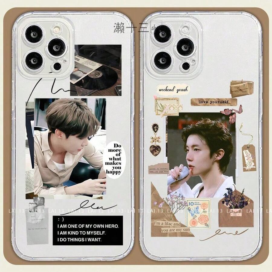 Funda para teléfono con diseño del popular grupo de chicos BT21, las últimas fundas de moda, desde almacén local, diseños populares disponibles para iPhone 17/16/15/14/13/12/11/7/8/X XS MAX/Air/Pro/ProMax y Galaxy S20/S22/S23/S24/S25/S26ULTRA Plus Fe y Galaxy A05/A13/A14/A15/A16/A54/A35/A55/A56 Series. Diseños muy populares, divertidos, graciosos e interesantes, personajes lindos y peculiares, fundas para teléfono clásicas y elegantes. Funda profesional anti-caídas, anti-huellas, duradera, linda y original. Funda para teléfono anti-huellas, para mujeres y hombres. Una Muy Buena Opción de Regalo - Funda blanda transparente Hoseok 3 - Ver 1