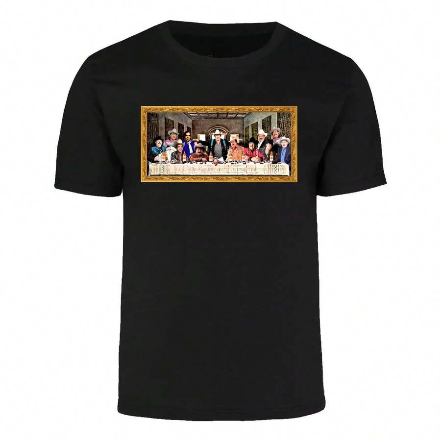 The Last Supper Northern Party T-Shirt - Black - View 1