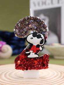 Popular Puppy Numeral Creative Candles, Party Gifts, Birthday Gifts, Birthday Party Decorations - Cartoon - View 3
