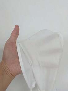1 pieza Camiseta sin mangas casual y sexy color burdeos para mujer, adecuado para el verano - Blanco 2 - Ver 5