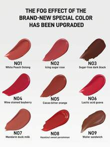 FOREVER KEY Cream Lip Mud Is Waterproof, Long-Lasting And Moisturizing, Cup-Proof With High Color Payoff. Portable For Travel, It Is Popular Among Y2K And Gen Z, An Ideal Gift For Birthdays And Mother's Day. - N03 SUGAR-fREE DARK BLACK - View 7