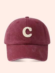 1 buah Topi Baseball Anak Warna Burgundy dengan Huruf, Topi Pelindung Matahari untuk Anak Laki-laki dan Perempuan, Cocok untuk Aktivitas Luar Ruangan dan Penggunaan Sehari-hari - Larut dalam air - tutup pencuci air berwarna merah anggur - View 50