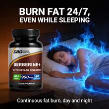 Premium Berberine HCL Supplement With 1000Mg - Contains Pure True Ceylon Cinnamon, Milk Thistle, And Turmeric For Natural Health And Wellness. A Natural Gift For Health And Happiness, Suitable For Everyone. 60 Capsules Easy Take,Packaging May Vary - Excellent Berberine(5 Pcs) - 查看 2