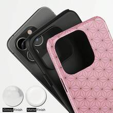 [24h Versand aus DE]Apple 17 16 promax Anime Handyhülle Rosa Geometrische Haori Handyhülle Für iPhone 16 15 14 13 12 Pro Max 8 Plus X  Galaxy S24 S23 S22 Ultra  Pixel  23 24 25 26 Ultra Galaxy - Mattierte Oberfläche - Übersicht 4