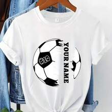 Camiseta impresa para hombres y mujeres - Blanco - Ver 1
