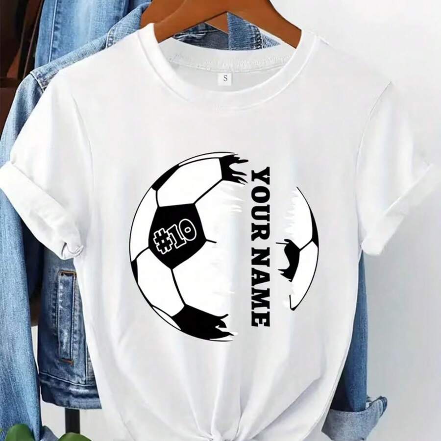 Camiseta impresa para hombres y mujeres - Blanco - Ver 1