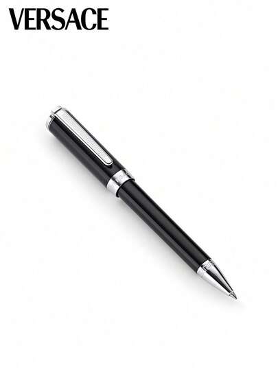 Versace Olympia Ballpoint Pen With Twist Mechanism Blue Ink Pen With Fine Tip Luxury Gift for Unisex