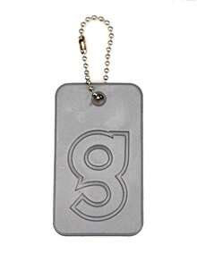 Square Reflective Pendant For Backpack, Outdoor Sports Reflective Charm, Student Safety Reflective Accessory1pcs - Multicolor - View 8
