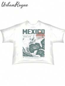 Camiseta para Hombre Casual y Moderna con Estampado de México Golfo de México Mapa Náutico |   Ropa de Hombre con Estilo Playeras Sudaderas y Camisas Cómodas |   Ideal para Uso Diario Trabajo y Salidas |   Fácil de combinar muestra tu estilo - Negro - Ver 1