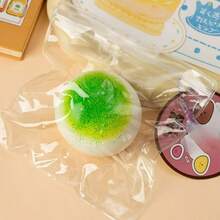 1 pièce Jouet squishy réaliste de nourriture, soulagement du stress tactile, jouet à presser, décoration de bureau, cadeau idéal pour Noël, Halloween et les fêtes - multicolore - Voir 14