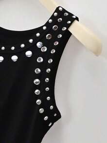 3 piezas Camiseta de mujer de cuello redondo con estampado gráfico de lemas de Brasil, Italia y España - Negro 2 - Ver 5