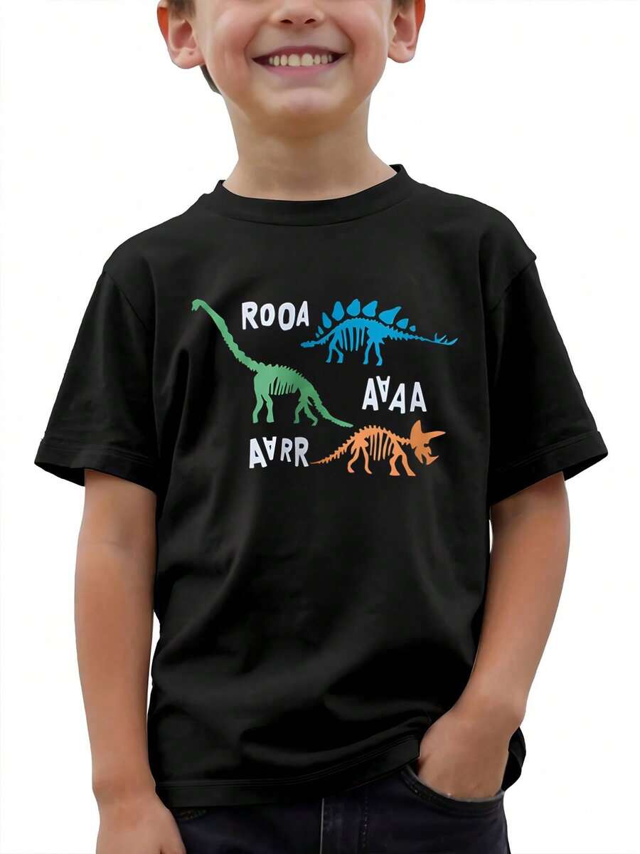 Tween Boys T-Shirts - Black - View 1
