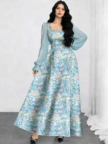 Women Midi Dresses - Multicolor 7 - View 3