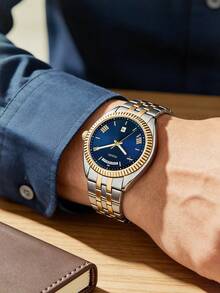 FOSSIL Business Professional: Quartz Watch With Smooth Movement For Meetings & Clients FS6141 - Silver - View 3
