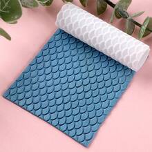 1 cây lăn tạo vân vảy cá cho đất sét polymer, dụng cụ làm khuyên tai bằng đất sét polymer - Lý tưởng để tạo tấm đất sét polymer có vân. - GL285 - Xem 2